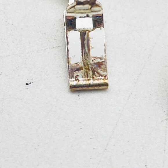 Vintage Simulated Pearl Necklace Silver Tone Hidden Clasp Bridal Wedding Promise - Picture 5 of 7